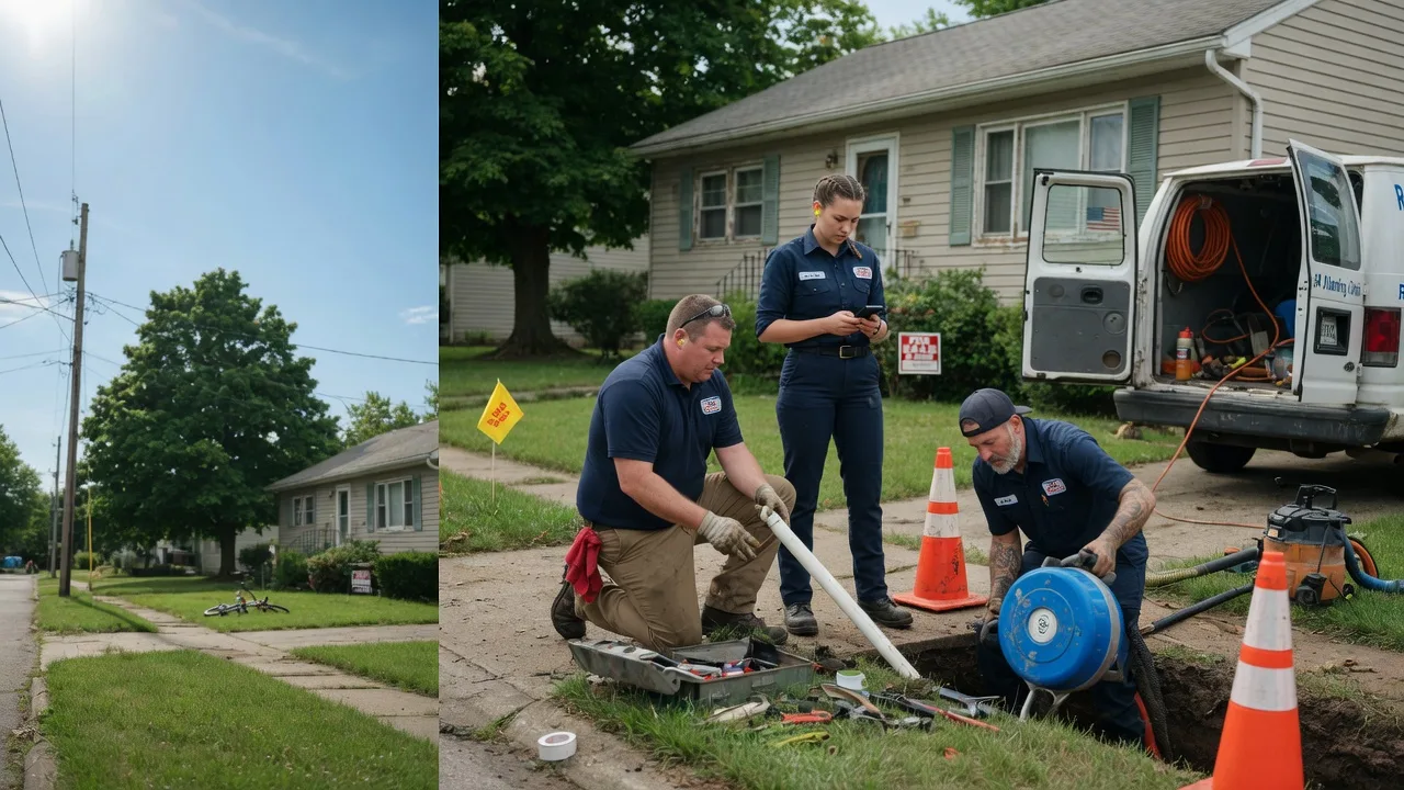 Sewer Line Repair in Oakville, IA near me